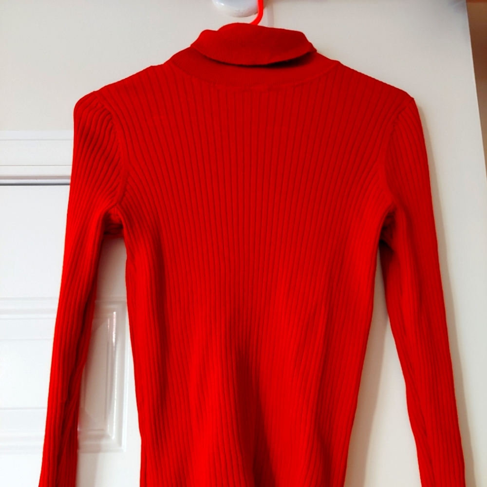 Ribbed turtleneck